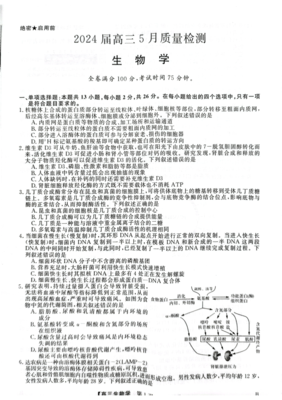 2024屆河北省衡水市高考模擬預(yù)測(cè)生物試題(PDF版,無答案)